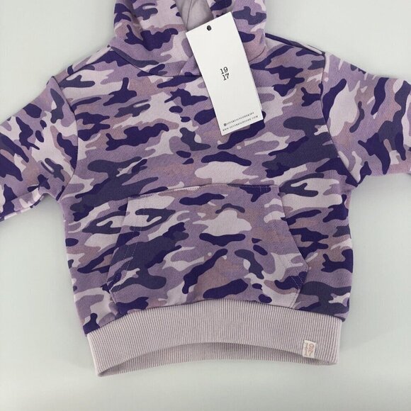 Sovereign Code Infant Girls 12 Month Hoodie Purple Camouflage Kangaroo Pocket - Picture 2 of 7